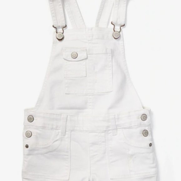 JUSTICE Overall Denim Shortalls Distressed H10316 - Picture 10 of 10